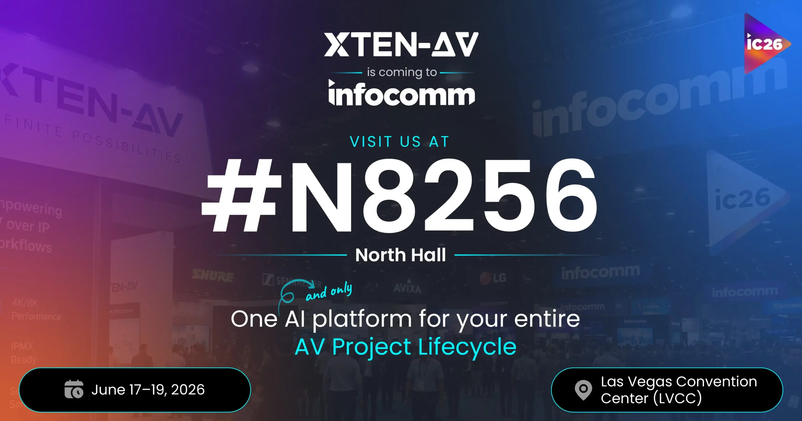 XTEN-AV at InfoComm 2026 | Booth #N8256