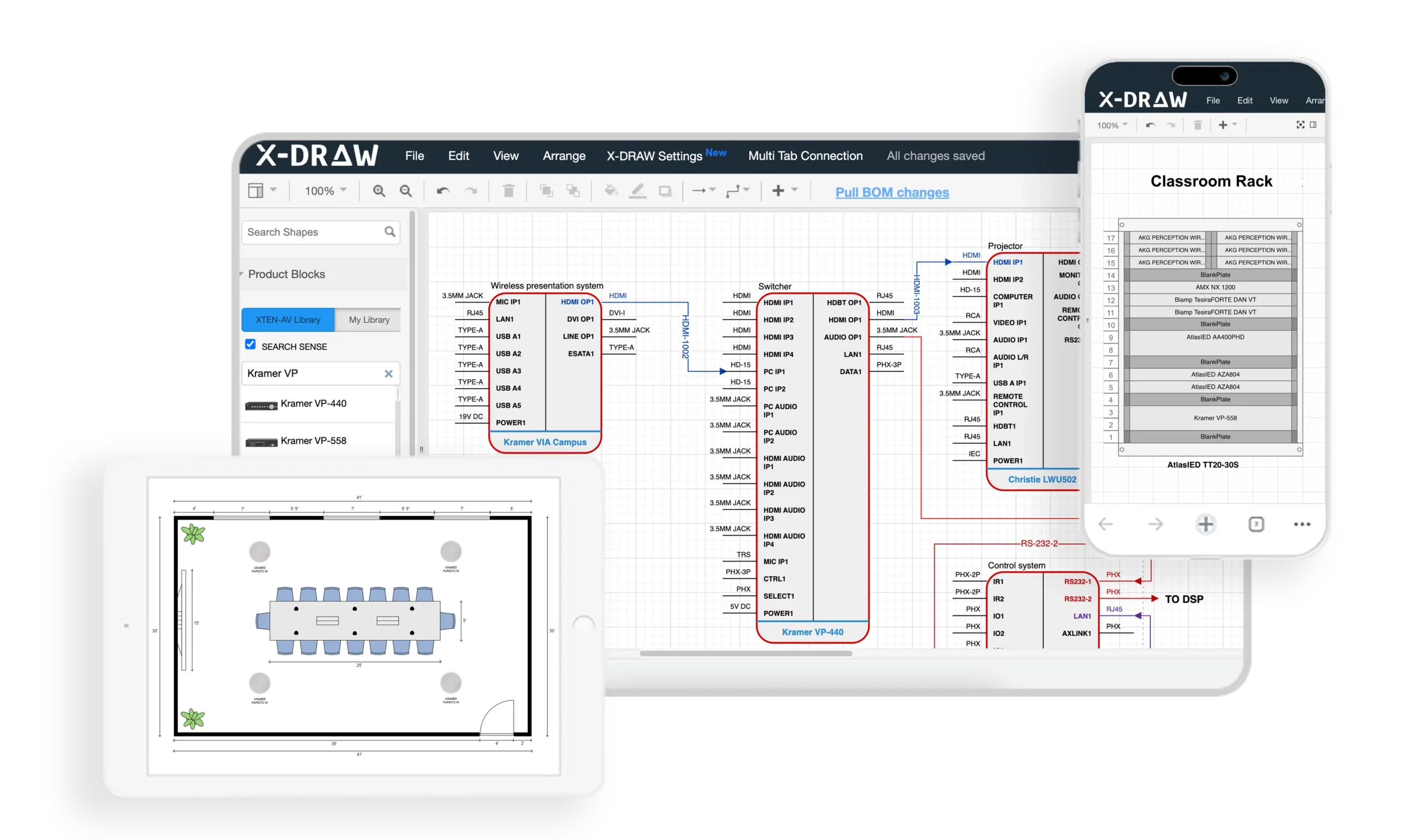 X Draw AV Design Software