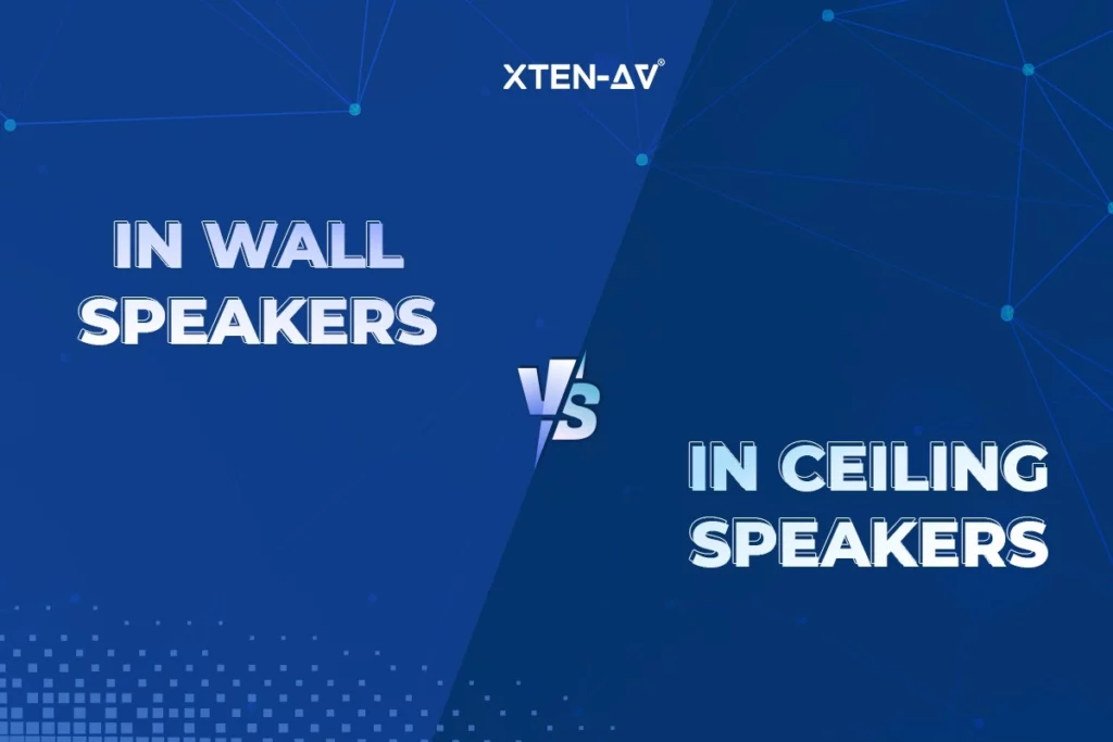 In Wall Speakers vs In Ceiling Speakers