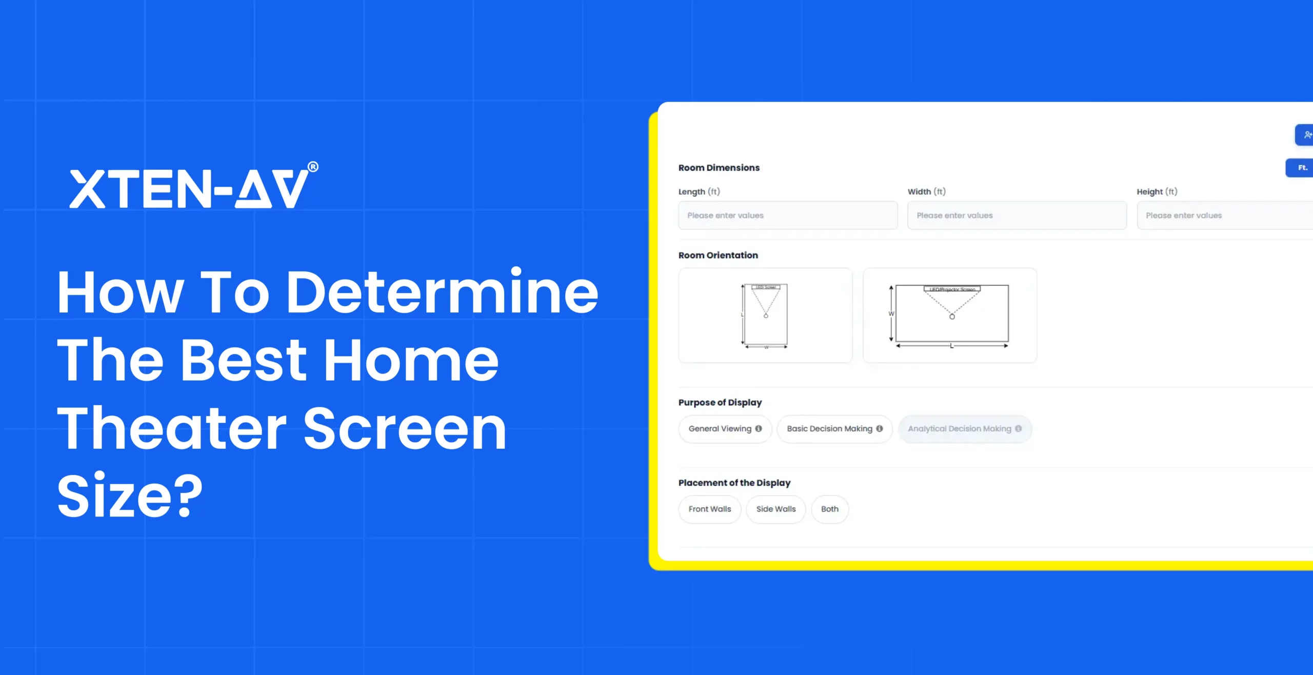 How To Determine The Best Home Theater Screen Size?