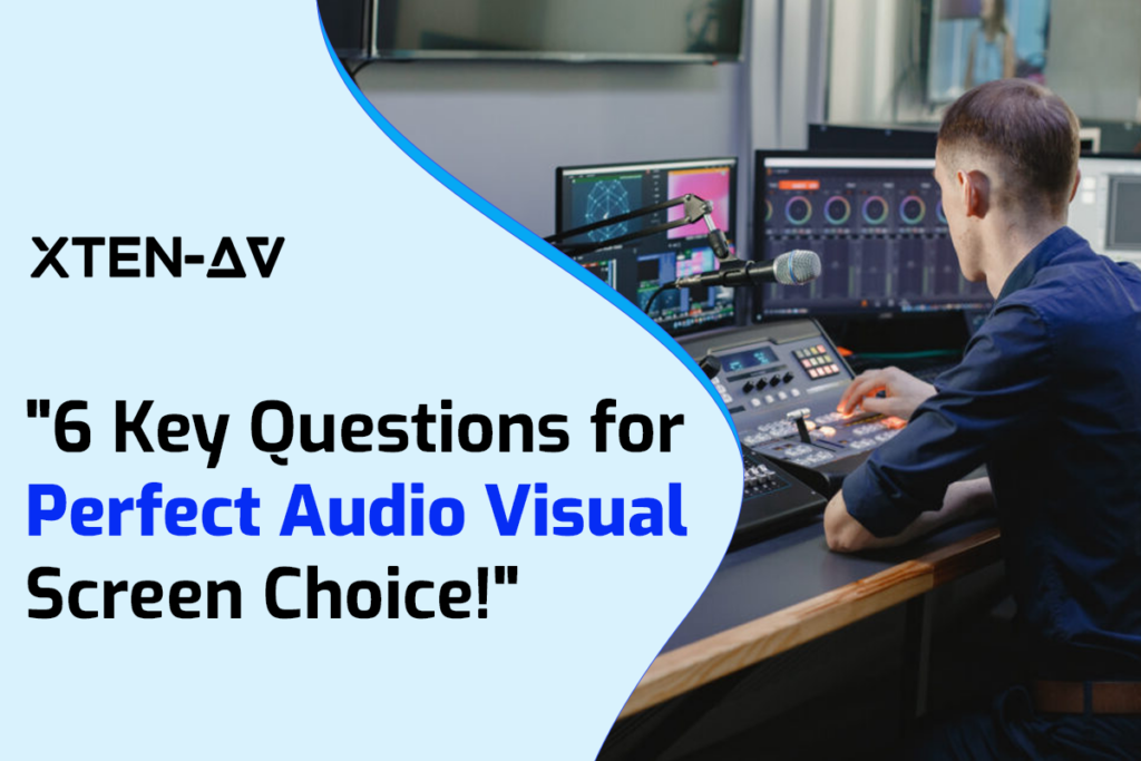 Audio Visual Screen For AV Setup