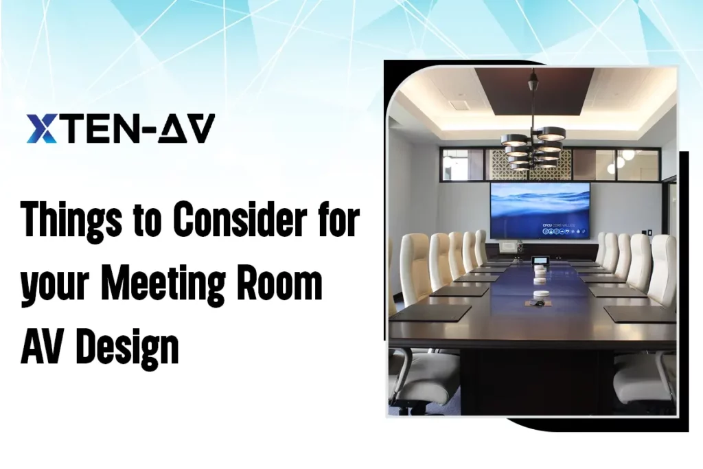 Meeting Room Audio Visual AV Design