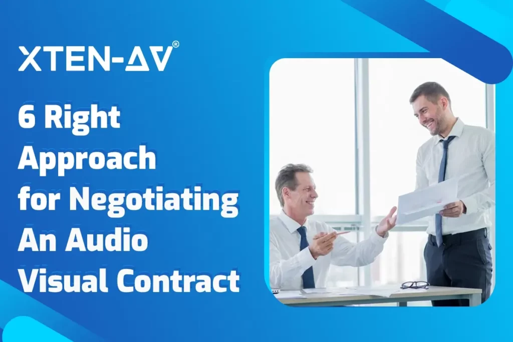 Negotiating Audio Visual Contract With AV Clients