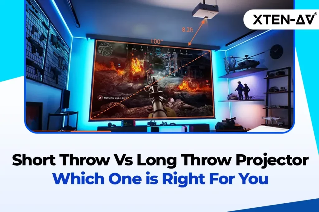 Short Throw and Long Throw Projector