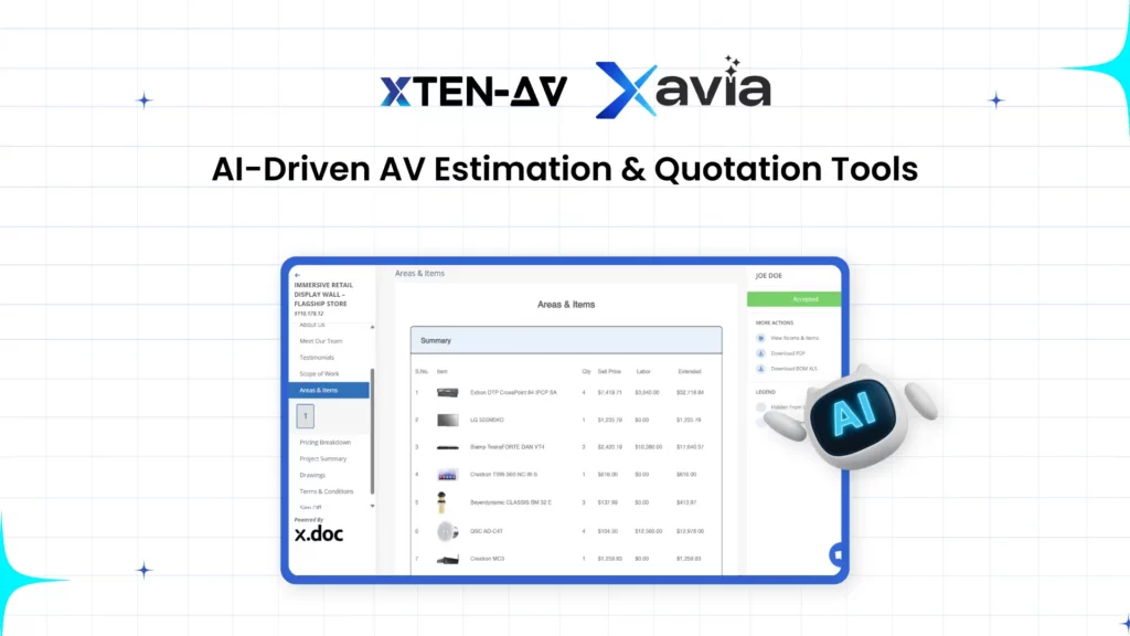 AI Driven Av Estimation and Quotation Tools by XTEN-AV