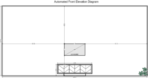 Sports Bar Front Elevation Diagram Layout - XTEN-AV