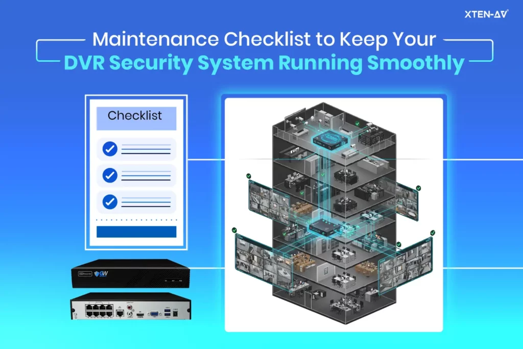 DVR Security System Maintenance Checklist Guide
