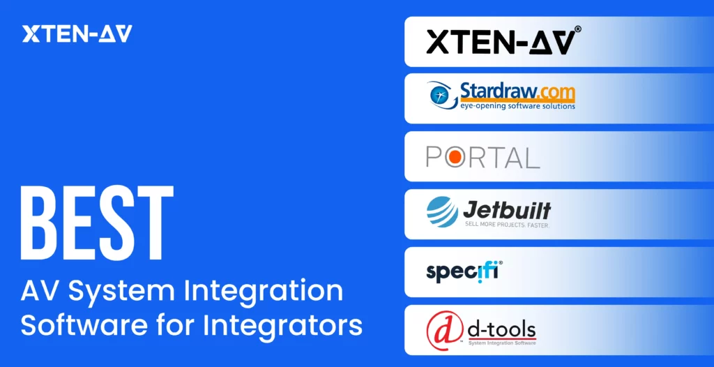Best system integration software comparison for AV integrators using unified design, BOM, proposals, and project workflows