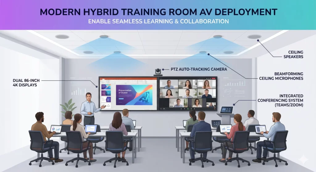 Training Room AV Design Guide for Hybrid Learning