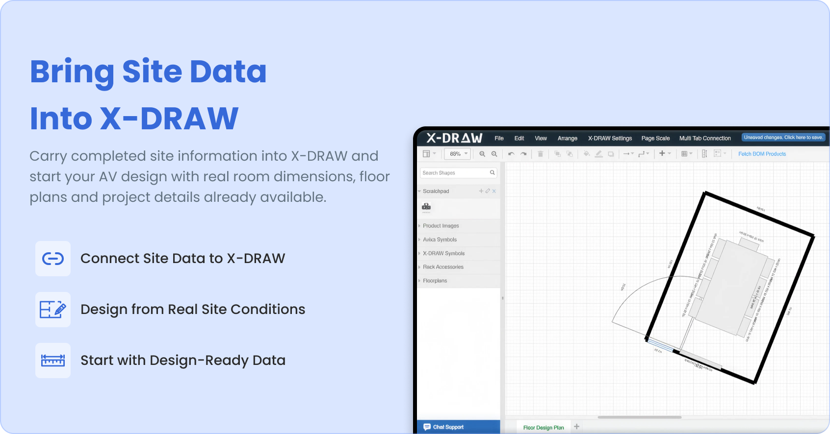 Connect to Your Design in X-DRAW preview graphic