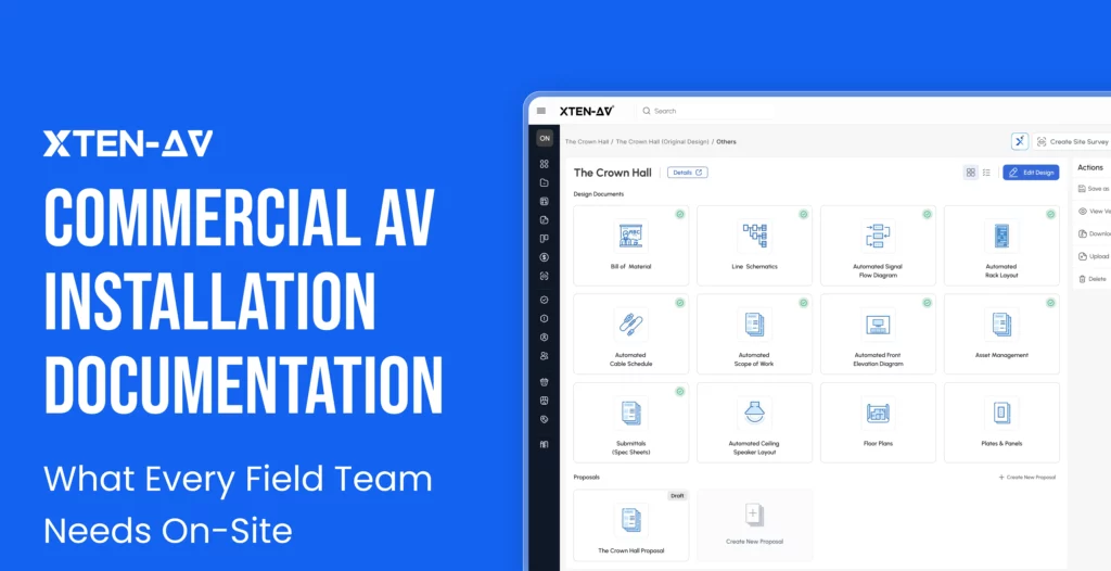Commercial AV Installation Documentation Guide