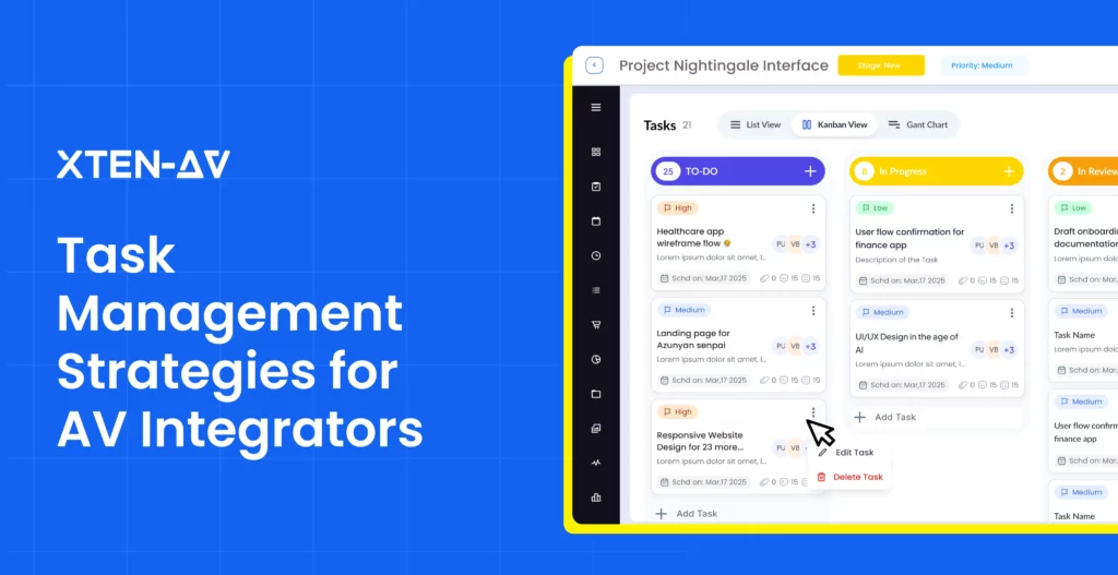 7 Task Management Methods for AV Integrators to Keep Projects on Schedule in 2026 and Beyond