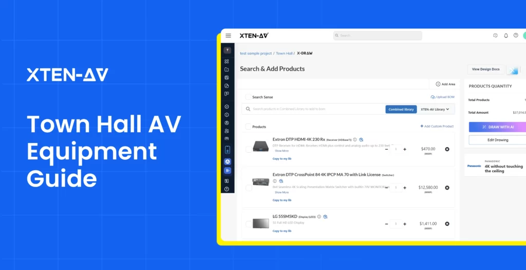 Everything You Need to Build a Modern Town Hall AV System