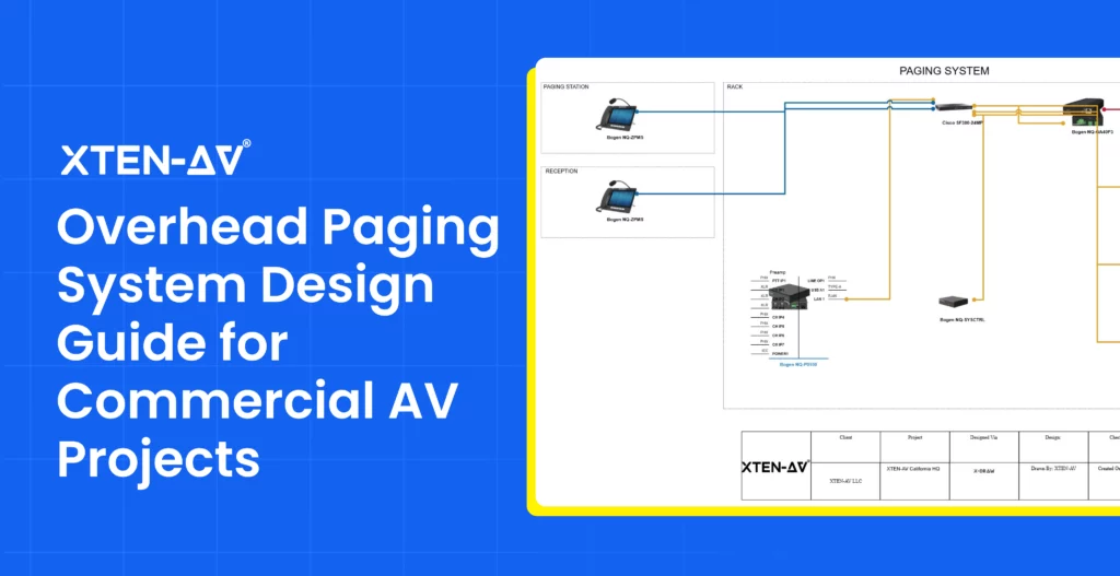 Overhead Paging System Guide: Components, Design & Best Practices for Commercial AV Projects